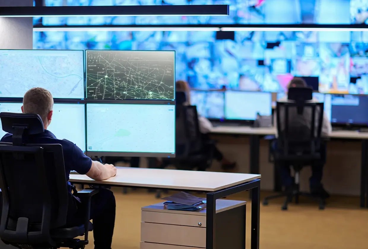 Utility operations control room monitoring
