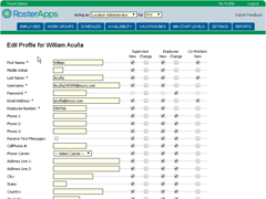 roster apps arcos tour