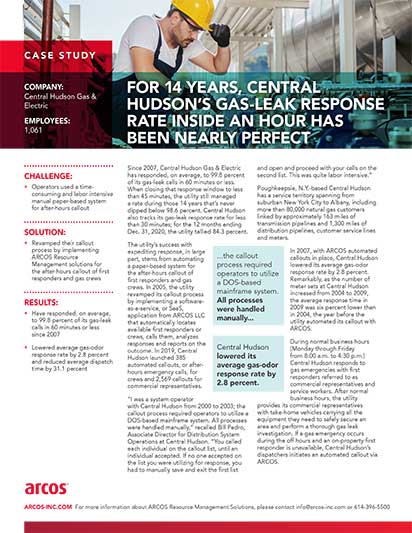 Central Hudson Case Study Cover