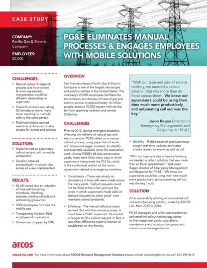 PG&E Case Study Cover