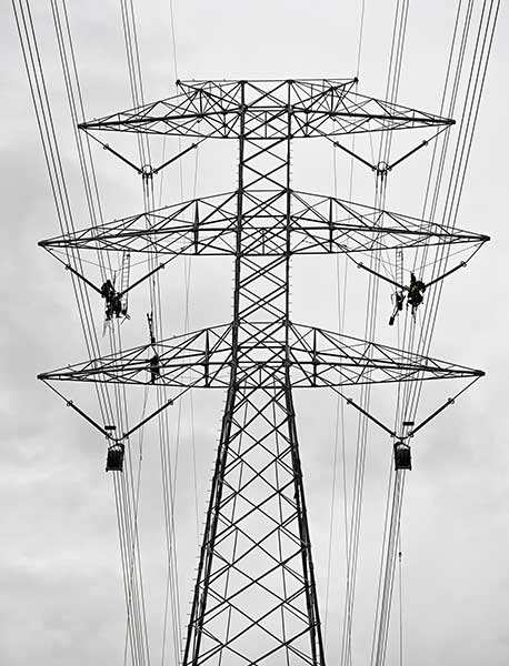 transmission & distribution management systems for power lines