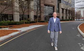 ARCOS CEO walks in front of corporate headquarters